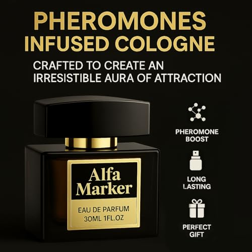 Cologne for Men with Pheromones - Pheromones Infused Perfume for Men - Spray Long Lasting Formula 30 ml - Premium Scent 1 Fl.oz