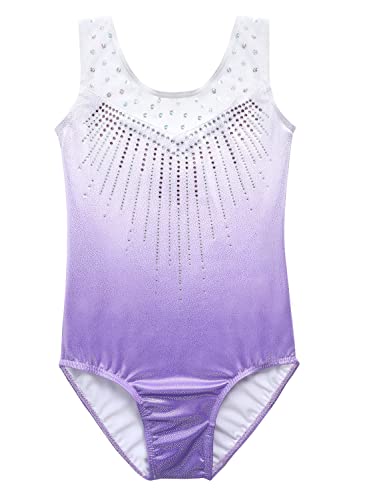 DAXIANG Purple Leotard for Girls 3t Dance Leotard Ballet Tutu Toddler Gymnastics Leotard