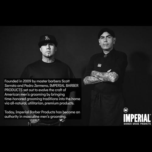 Imperial Barber Grade Products Matte Pomade Paste Light-Medium Hold, Natural, No-Shine Finish, Non-Greasy, Add Volume - 5 oz