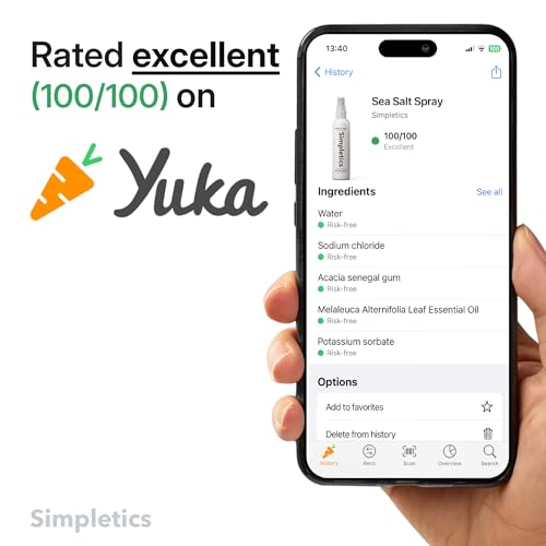 Himalayan Sea Salt Spray for Hair - All Natural, 5 Ingredient Texturizing and Volumizing Product - Beach Look To Add Volume & Texture - Unisex - 240ml