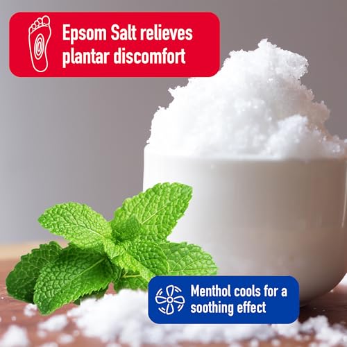 Heal & Rescue Plantar Relief Roll-On 2 fl oz, Epsom Salt Foot Care for Plantar Fasciitis Relief, Targeted Help for Sore Arches, Muscles & Heels