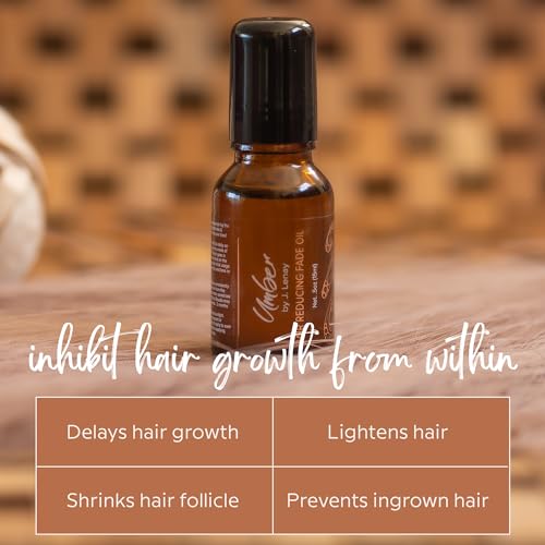 Hair Reducing Fade Oil – Regular Strength (Not sensitive skin), Minimizes Hair Growth for Face & Body – For Women & Men – 15ml Serum