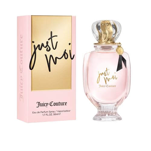 Juicy Couture Just Moi Eau de Parfum Spray for Women, Amber Vanilla Perfume with Cacao Blossom, Magnolia & Musk, Long-Lasting Scent