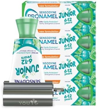 Children Daily Toothpaste, 4 Tubes of 50ml, Total 200ml, with Toothpaste Squeezer