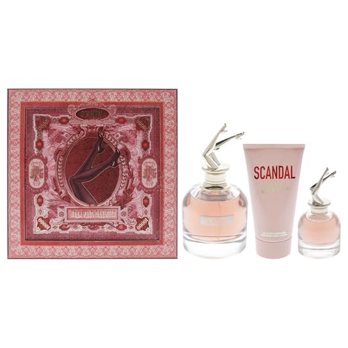 Jean Paul Gaultier Scandal for Women - 3 Pc Gift Set 2.7oz EDP Spray, 0.20oz EDP Spray, 2.5oz Perfumed Body Lotion