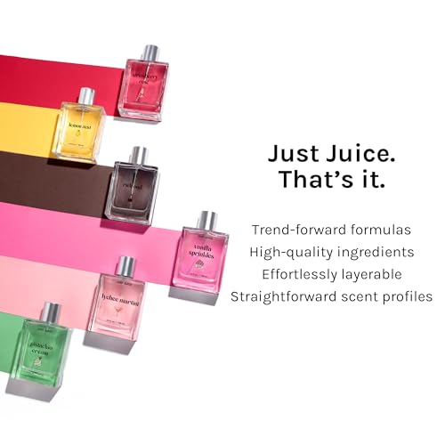 Just Juice Discovery Set - Mini Perfumes for Women and Men - Fruity, Floral, Gourmand Men's and Women's Fragrances - Travel Perfume Set - 6 pc