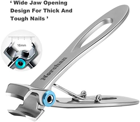 Large Nail Clippers Set, 5 Pcs Sharp Toenail and Fingernail Clippers for Men and Women (Premium, Big Size, Heavy-Duty Design)