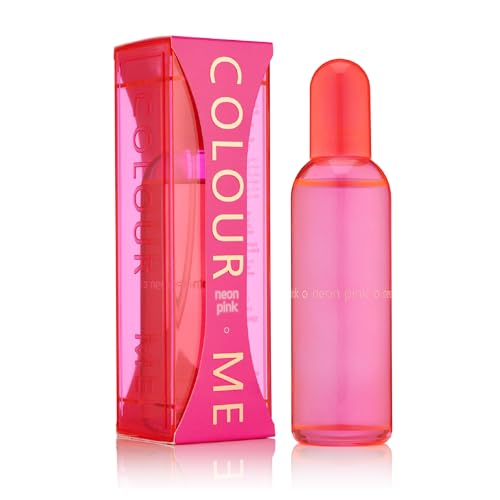 COLOUR ME Milton-Lloyd Neon Pink - Oriental Parfume for Women - Floral Woody Fragrances - Long Lasting Parfume for Women - Womens Parfume - 3.4 oz