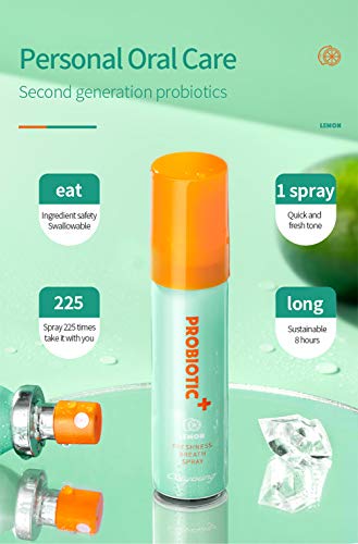 Breath Spray for Bad Breath Fresheners Mouth Spray Mint Oral Care Health Spray for Dry Mouth With Surprise Gifts, 0.5 fl.oz/Bottle (Pack of 2)