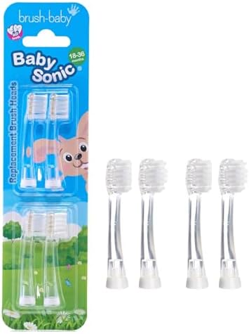 Brush-Baby BabySonic Replacement Heads (18-36 Month (Pack of 4))