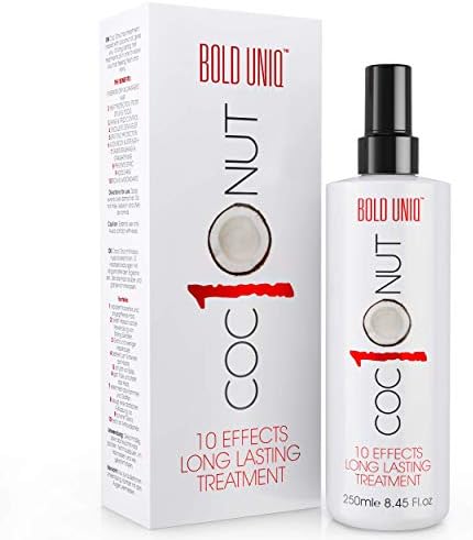 Coconut Thermal Protection Spray - Prevents Frizz and Split Ends for All Hair Types - Heat Defense Up To 450ºF - 8.45fl.oz