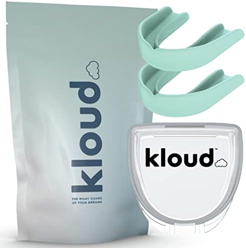 Kloud Night Guard - Mouth Guard for Clenching Teeth and Grinding Teeth, 2 Pack Custom Moldable Dental Mouth Guard