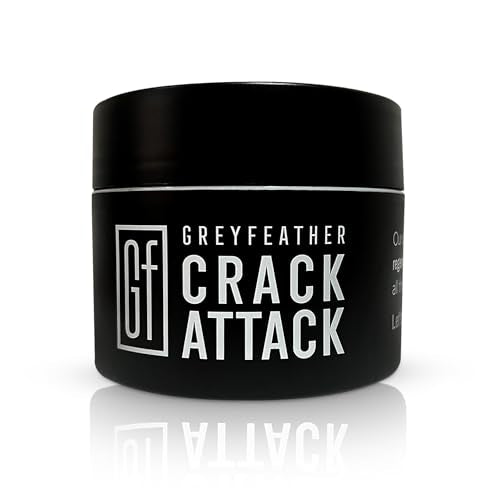 Greyfeather Crack Attack Hand Cream for Dry Cracked Hands Working Hands Cream – Travel Size Moisturizer with Shea Butter & Vitamin E – Anti Aging Hand Cream for Men & Women Non-Greasy & Fast Absorbing