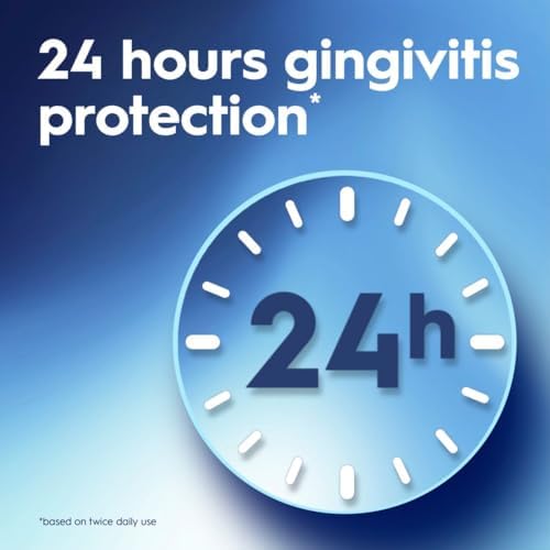 Crest Pro-Health Clean Mint Mouthwash, CPC Antigingivitis/Antiplaque Mouthwash, 500 mL (16.9 Fl Oz ), Pack of 4, Crest Mouthwash, Gingivitis Treatment