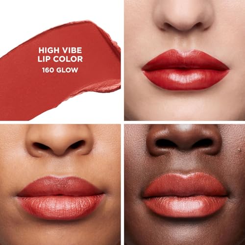 Laura Mercier High Vibe Lip Color, 6HR Long Lasting Lipstick, Lightweight and Comfortable Smooth Wear, Non-Drying, Hydrating, Luminous Shine