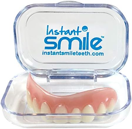 Instant Smile Comfort Fit Flex Natural Shade - Slightly Imperfect - with 2 extra fitting bead bags. One size fits most people.