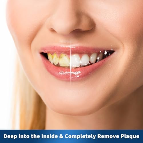 Cordless Water Flosser for Teeth Cleaning Pick, U-Shaped Flossing Head for 360° Deep Clean, 5 Modes & 9 Jet Tips, IPX7 Waterproof, Rechargeable & Portable Oral Irrigator for Travel, 350ML Large Tank