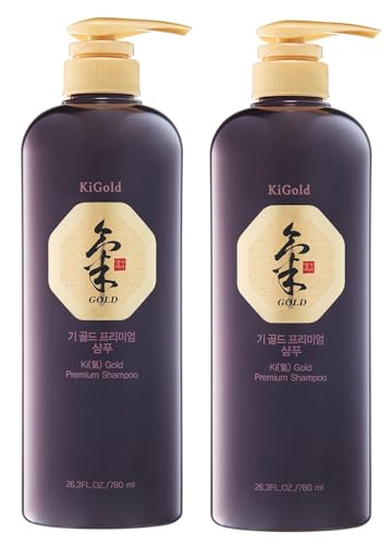 Daeng Gi Meo Ri - Ki Gold Premium Shampoo 2 Set, Promotes Elastic Hair, Prevents Hair Loss, Eliminates Dandruff, 780ml