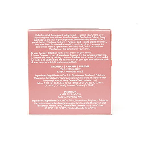 Chella Makeup Eyeshadow Palette, Travel Size, Manifest