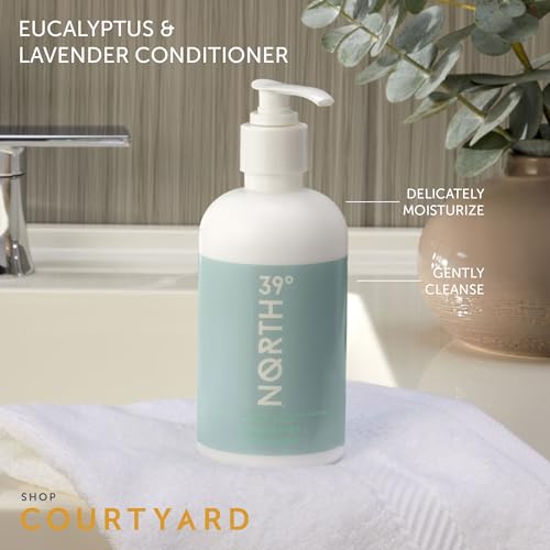 Conditioner - Eucalyptus & Lavender Scent - Featured in Courtyard by Marriott and Residence Inn Hotels - Cleansing & Moisturizing - All Natural Conditioner - 8.5oz