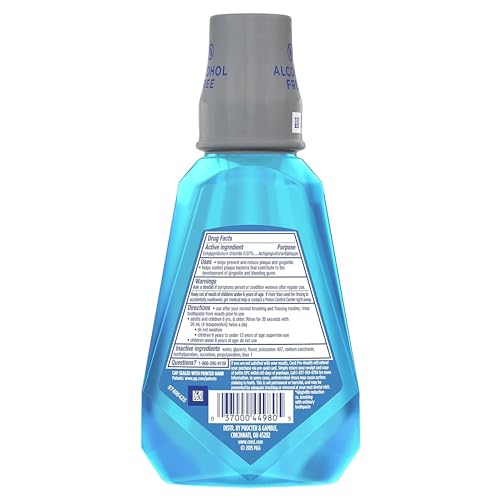 Crest Pro-Health Mouthwash Oral Rinse, Refreshing Clean Mint, 250 Milliliter (Pack of 3)