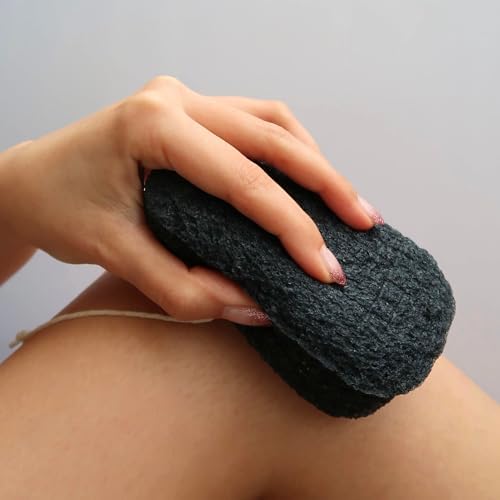 Konjac Body Sponge: Natural Exfoliating Shower Sponge from Konjac Root - Gentle Daily Body Cleanser for Radiant Skin - Vegan, Cruelty-Free, Made in Japan - Suitable for Sensitive Skin