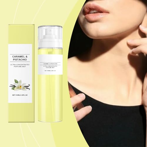 Caramel Vanilla Ultra-Concentrated Perfume Mist, Concentrated Women Fragrance Oil, Sensual Fragrances Strawberrys Cloud, Caramel Vanilla Perfume, Long-Lasting Body Spray (1pcs)