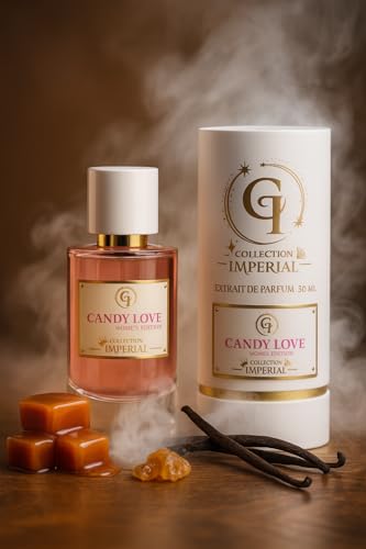Candy Love Perfume for Women – Sweet & Addictive Vanilla Caramel Scent – Long Lasting French Extrait de Parfum – Luxury Gift Box Presentation – 1.7 FL OZ