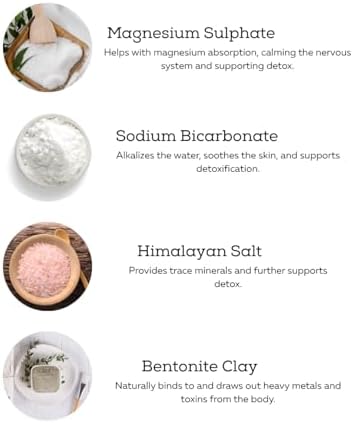 Kids Detox Bath Soak, with Bentonite Clay, Magnesium Sulphate & Himalayan Salt, Heavy Metal Detox