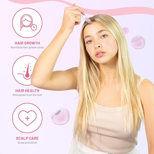 BRÜUN HS - Control Hair and Scalp Ampoule Serum – Korean Serum Booster For Hair Growth Use without Derma Pen Skin Care Serum 1.18 fl.oz