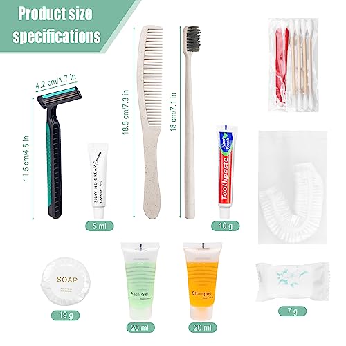 Hygiene Kit Bulk, Individually Packed, The convenience kit bulk Is Fully Equipped And Clean And Hygienic, Convenience Kits Suitable For Hotel, Home, Camping, Travel (12 sets)