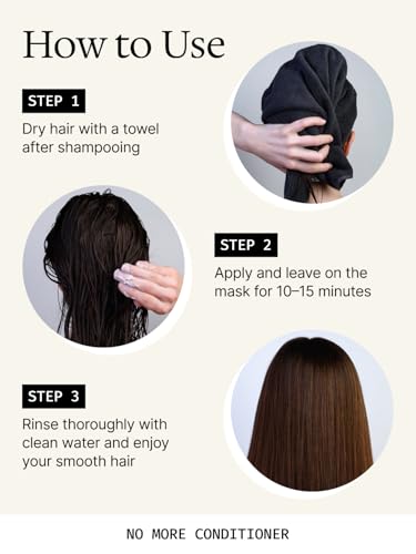 Collagen Hair Treatment Deep Repair Conditioning Argan Oil Collagen Hair Mask Essence for Dry Damaged Hair All Hair Types 16.90 oz 500ml