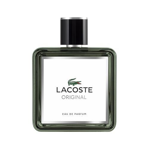 Lacoste - Original Eau de Parfum - Men's Fragrance - Woody & Ambery - With notes of Bergamot, Clary Sage, and Sandalwood - 3.3 Fl Oz