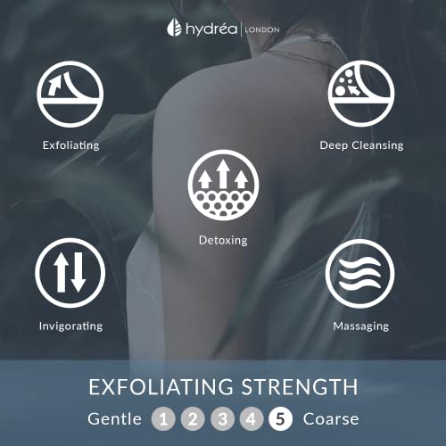 Hydrea London Dry Brushing Body Brush with Cactus Bristle - Cellulite Remover, Vegan Best Dry Brush for Flawless Skin, Helps Improve Lymphatic Drainage - FSC® Certified Beechwood.