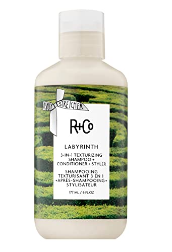 Labyrinth 3-in-1 Texturizing Shampoo + Conditioner + Styler | Touchable Texture + Volume + Hydration | Vegan + Cruelty-Free | 6 OZ