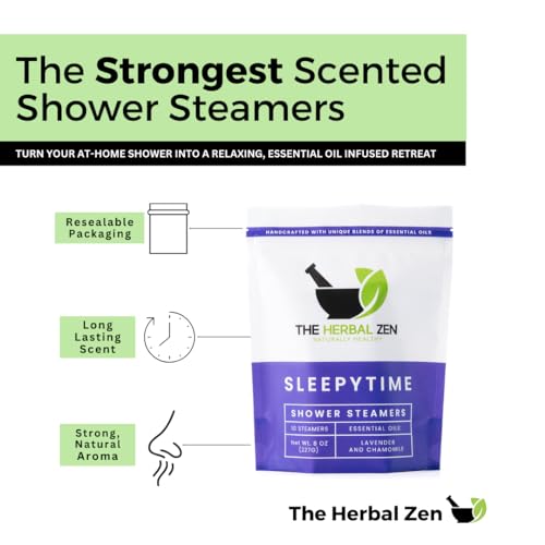 Lavender Shower Steamers Aromatherapy with Essential Oils, Made in the USA Shower Bombs, Shower Bomb Aromatherapy, Relaxing Gifts for Women, Spa Day Gifts, Birthday Gifts for Women and Men