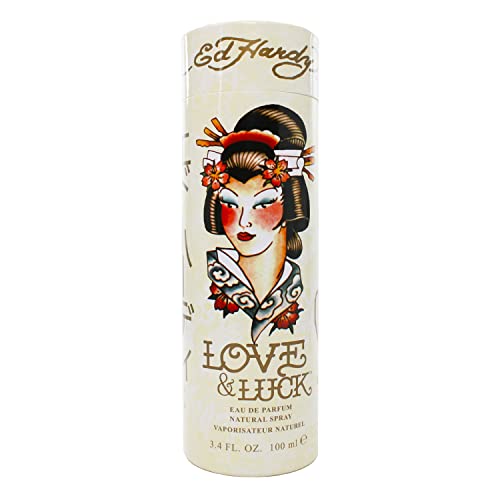 Christian Audigier Ed Hardy Love & Luck Eau de Parfum Spray for Women, 3.4 oz