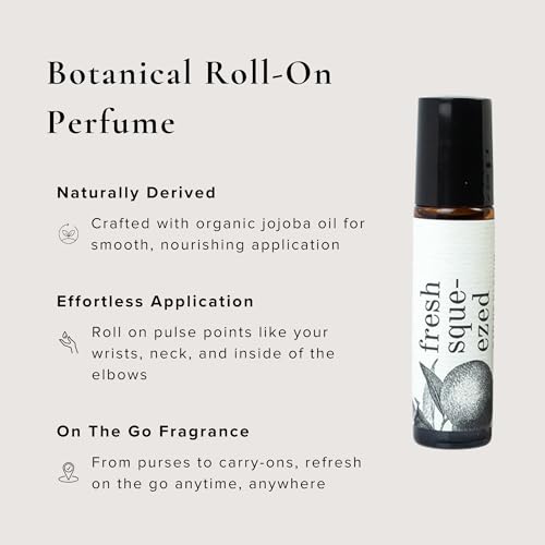 BROKEN TOP - Roll On Perfume | Essential Oil Perfume | Jojoba & Essential Oil Eau de Parfum | Natural, Vegan (Fresh Squeezed)