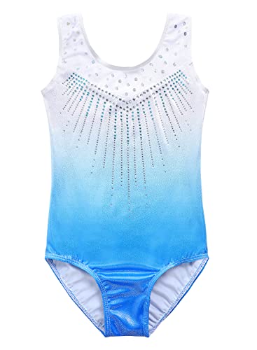 DAXIANG Blue Leotard for Girls 3t Dance Leotard Ballet Tutu Toddler Gymnastics Leotard