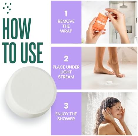 Cleverfy Shower Steamers Aromatherapy for Women and Men – Self-Care Shower Bombs for Stress Relief and Relaxation – 6 Tablets