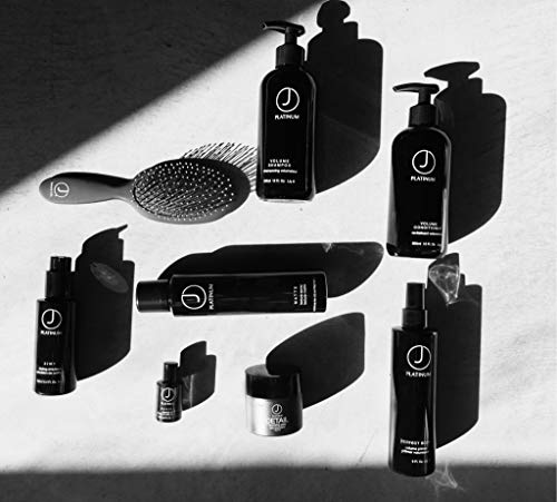 J Beverly Hills Platinum 5 In 1 Leave-in Styling Emulsion Cream with Argan Oil for Heat Protection, (3.4 Oz, 8 Oz)