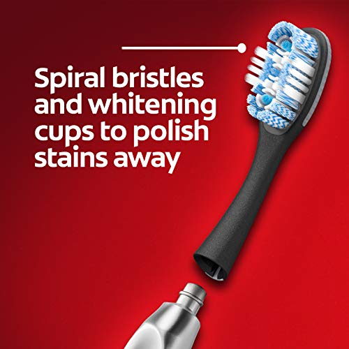 Colgate Keep Soft Manual Toothbrush for Adults with 2 Whitening Brush Heads, Navy