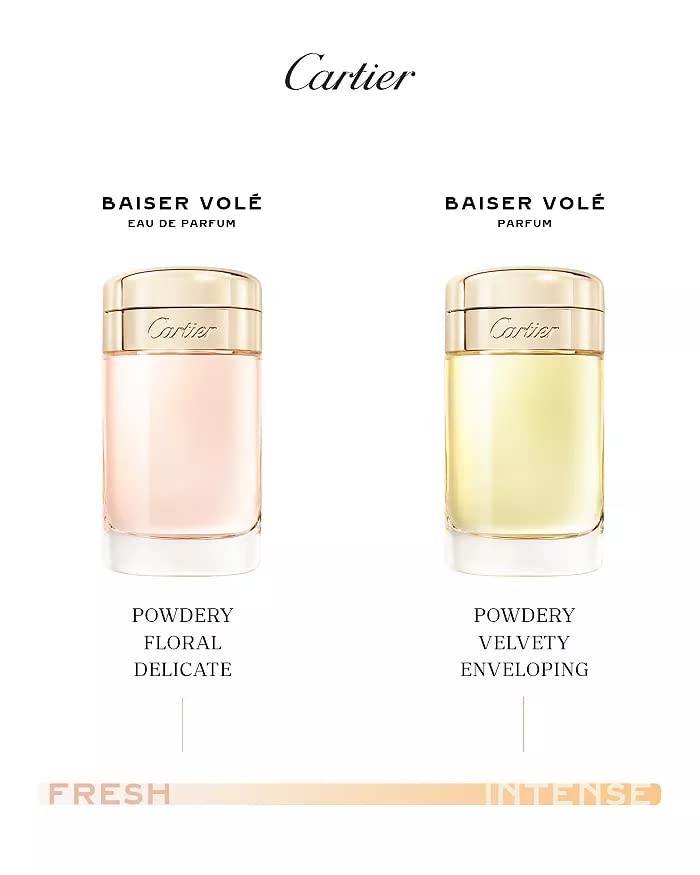 CARTIER Baiser Vole Parfum Spray for Women, 3.4 Ounce