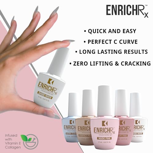 KUPA GelFinity EnrichRx Infused Builder Gel 0.57 fl oz - Ultra Clear