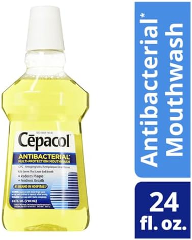 Cepacol Antibacterial Mouthwash, Gold, 48oz (2X24oz)