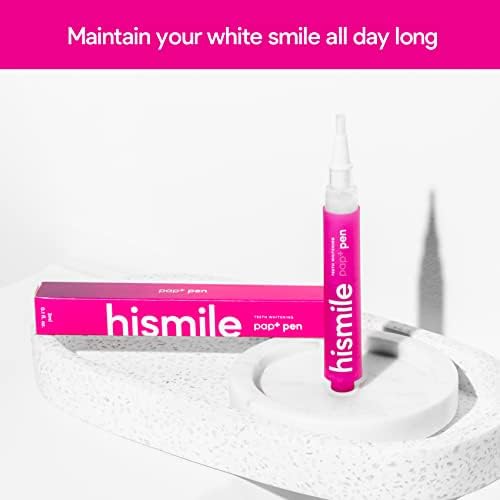 HISMILE Pap+ Whitening Pen - Peroxide-Free Teeth Whitening Pen for Sensitive Teeth, Whiten Hard to Reach Places