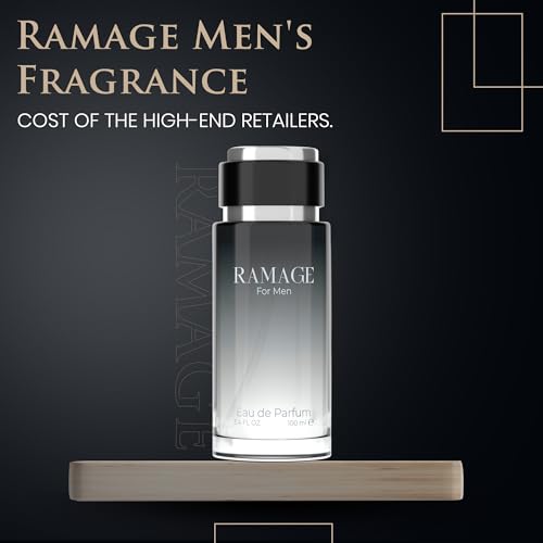 Cologne for Men – INSPIRED by A WORLD RENOWNED MEN’S PERFUME – Bergamot, Pepper, Vanilla, Ambroxan – Sexy, Bold, Fresh, Long-Lasting Eau De Parfum 100ml (3.4 fl oz)