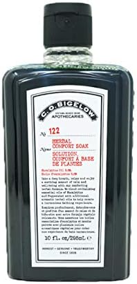 C.O. Bigelow Herbal Comfort Soak (Cold and Flu Soak) Herbal Formula with Eucalyptus Oil, Peppermnint, Ginger, Echinacea, and Tea Tree Oil - No. 122, 10 fl oz