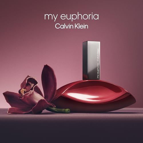 Calvin Klein My Euphoria Eau de Parfum – Women's Ambery Floral Perfume – With Notes of Blackcurrant, Orchid Flambé, Black Sesame, Vanilla & Woods – Long Lasting Fragrance