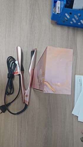 LANDOT 2-in-1 Flat Iron Curling Iron: Twist Ceramic Hair Straightener and Curler for Curl Wave Straighten - 30s Heat-Up 12 Temp Settings for All Hair Types - Less Frizz & More Shine